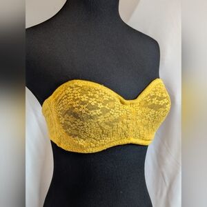 Vintage Hand Dyed Floral Lace Bra